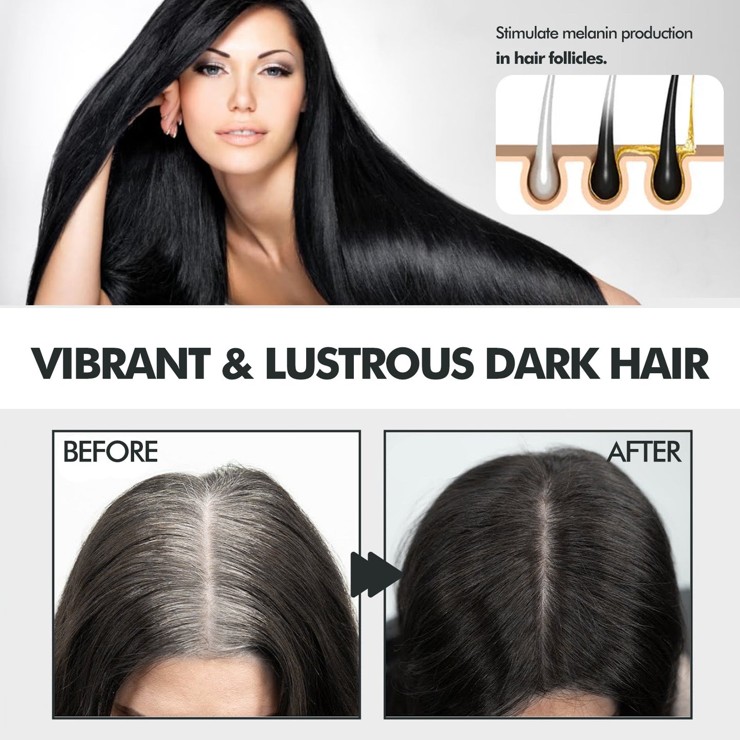 Natural Black Hair Soft And Shiny Moisturizing Spray