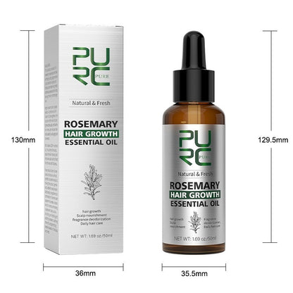 PURC Rosemary Hair Care Essential Oil Ginger Head - Diafro Store 