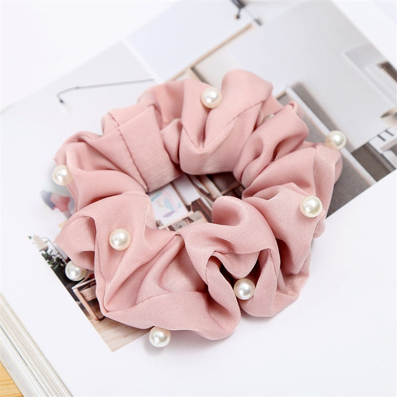 Creative rubber band fabric hair accessories hair ring - Diafro Store 
