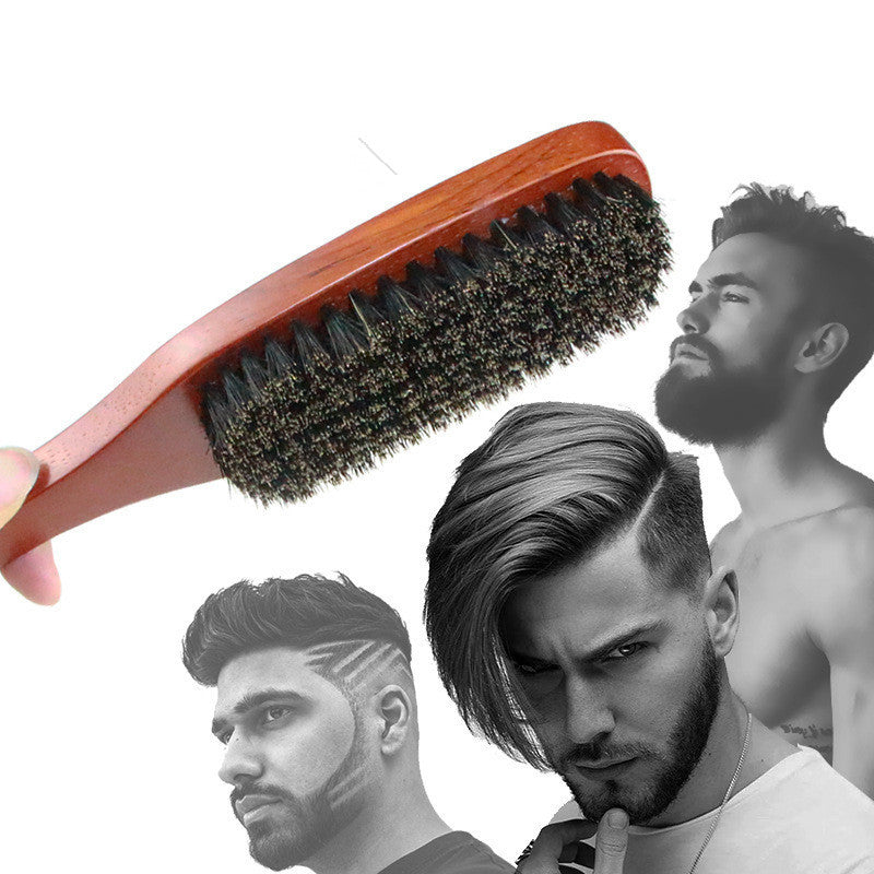 Men's beard brush to clean broken hair bristle brush - Diafro Store 