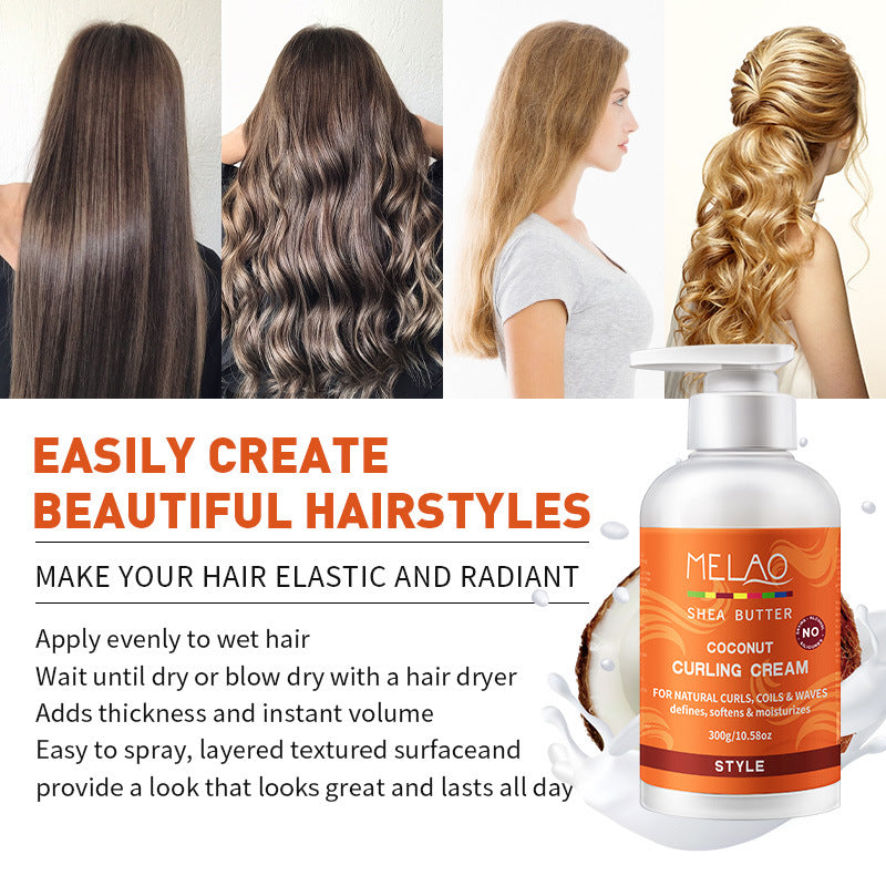 Curly Hair Cream Hair Care Shaping Moisturizing - Diafro Store 
