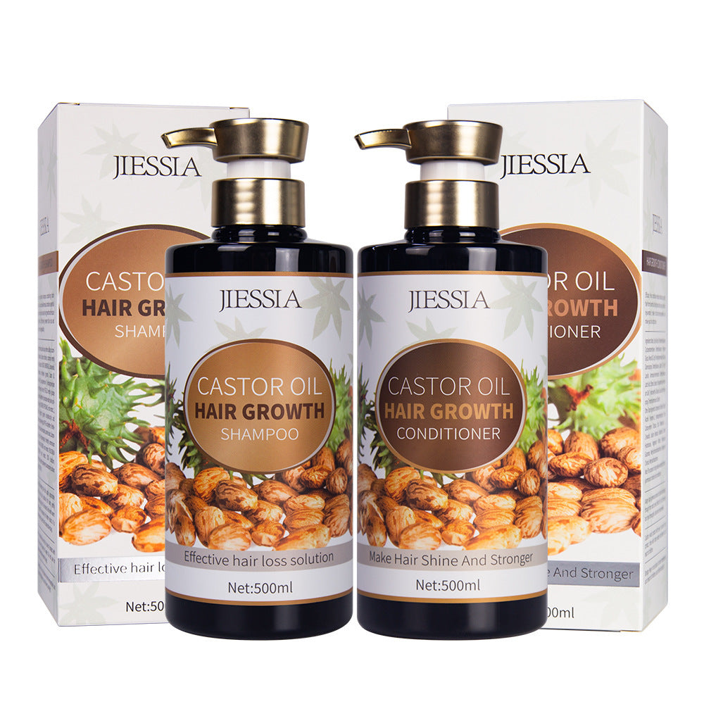 Improved Hair Loss Plant Nourishing Oil Control Castor Oil Shampoo - Diafro Store 