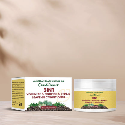 Black Castor Oil Leave-in Hair Conditioner 120ml Moisturizing