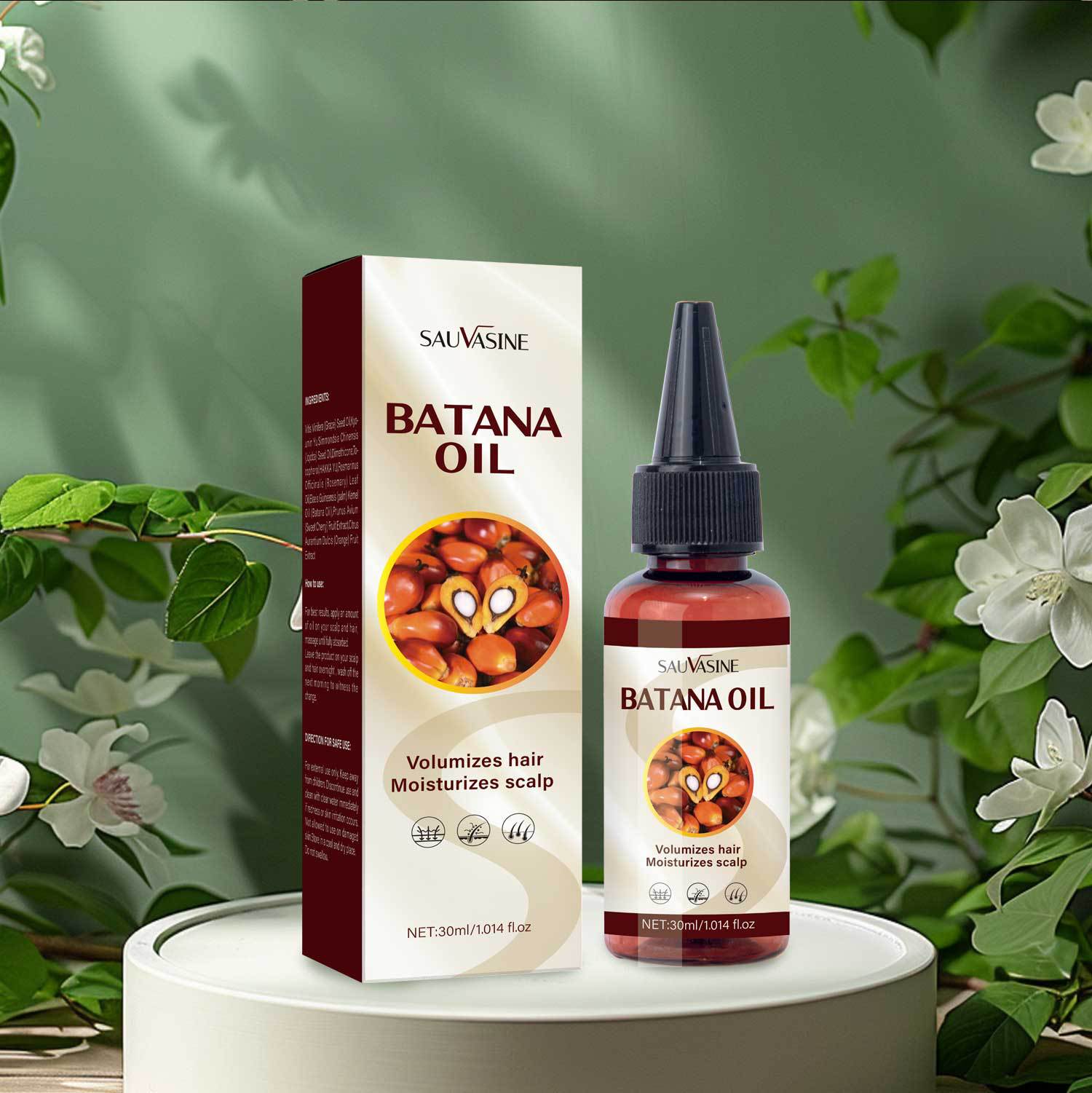 New Packaging Shuo Woxin Batana Hair Care Essential Oil 30ml Moisturizing Repair Strong And Tough Anti-loss Dense Hair - Diafro Store 