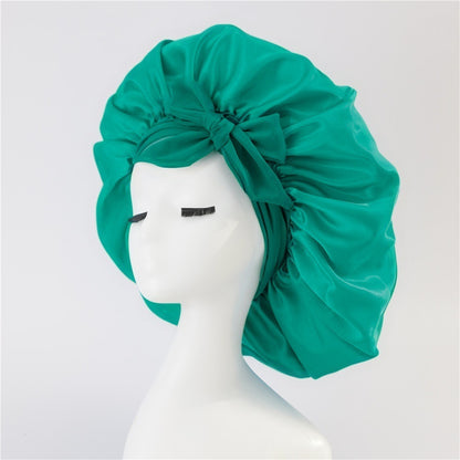 New Silk Bonnet For Sleeping Women Satin Bonnet Hair Bonnet Night Sleep Cap Scarf Wrap For Curly Hair With Tie Band For Curly Hair - Diafro Store 