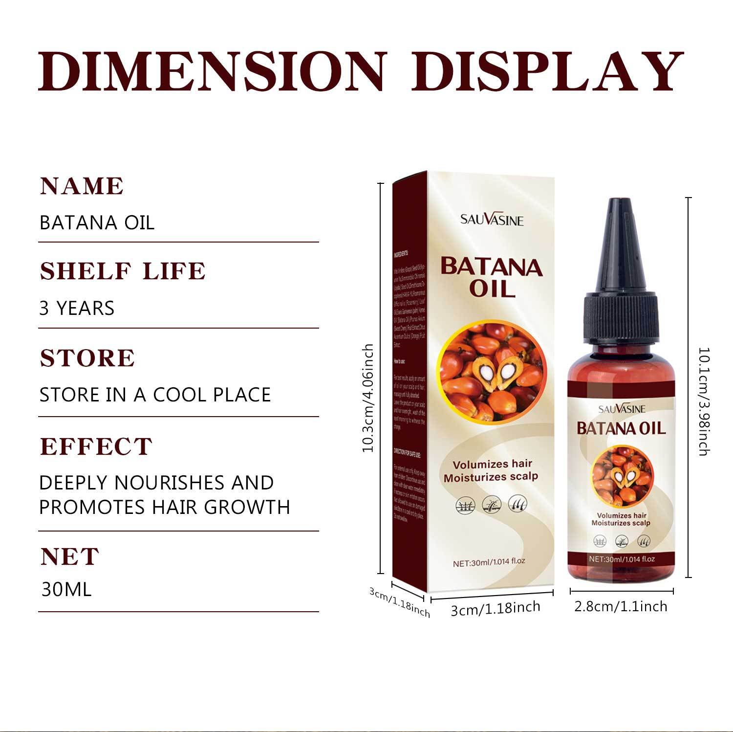 New Packaging Shuo Woxin Batana Hair Care Essential Oil 30ml Moisturizing Repair Strong And Tough Anti-loss Dense Hair - Diafro Store 